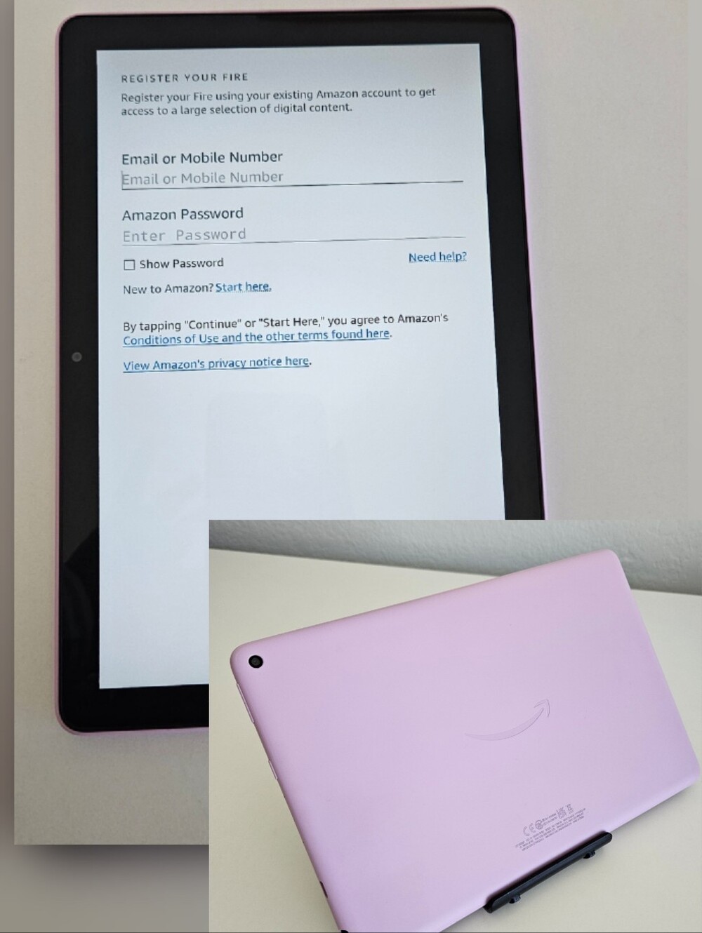 Amazon Fire HD 10 Tablet Model T76N2B/T76N28 11th Gen 2021 Lavender Lilac